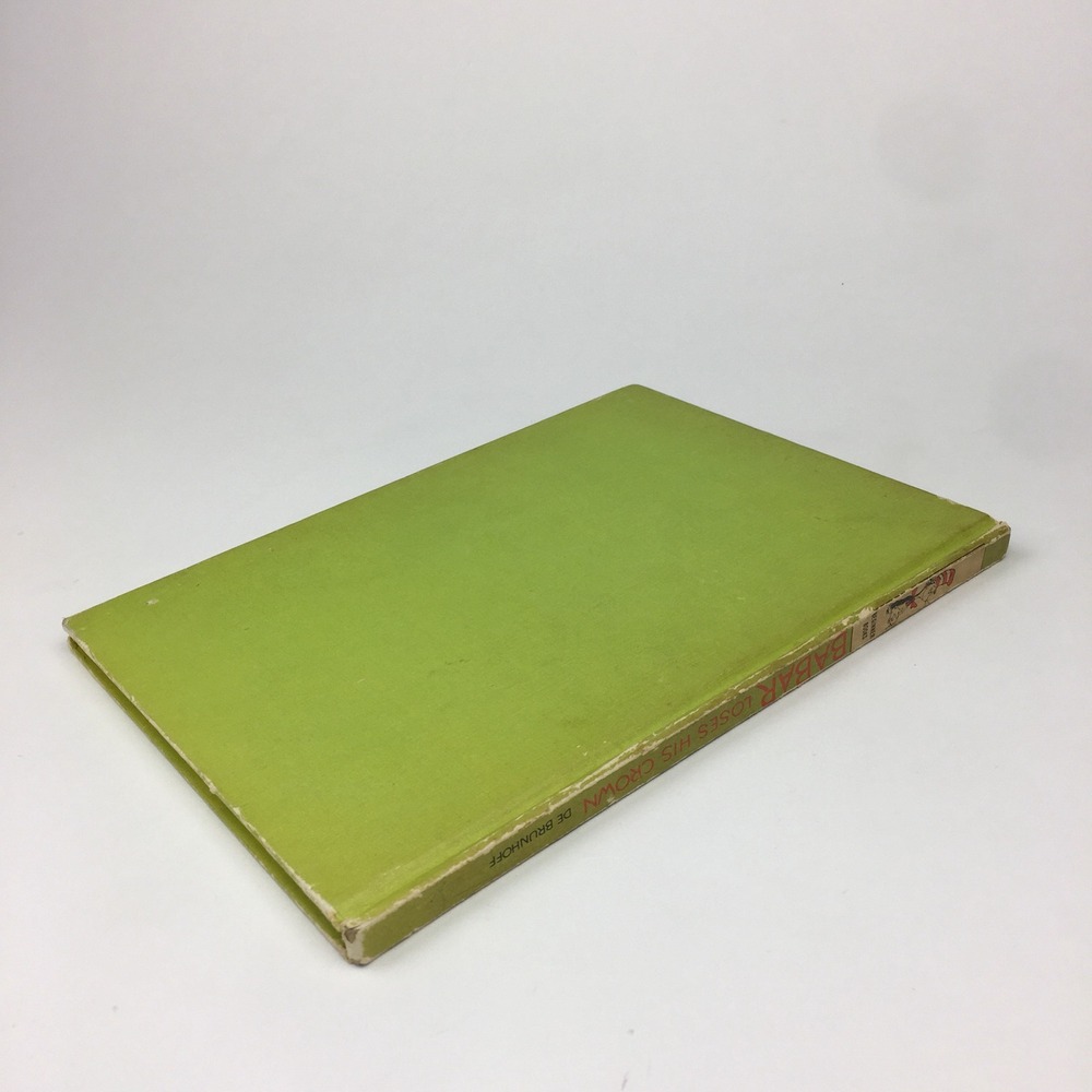 Babar Loses His Crown Elephant Cartoon Beginner Book Club Edition Hardcover 1967 - Picture 4 of 9
